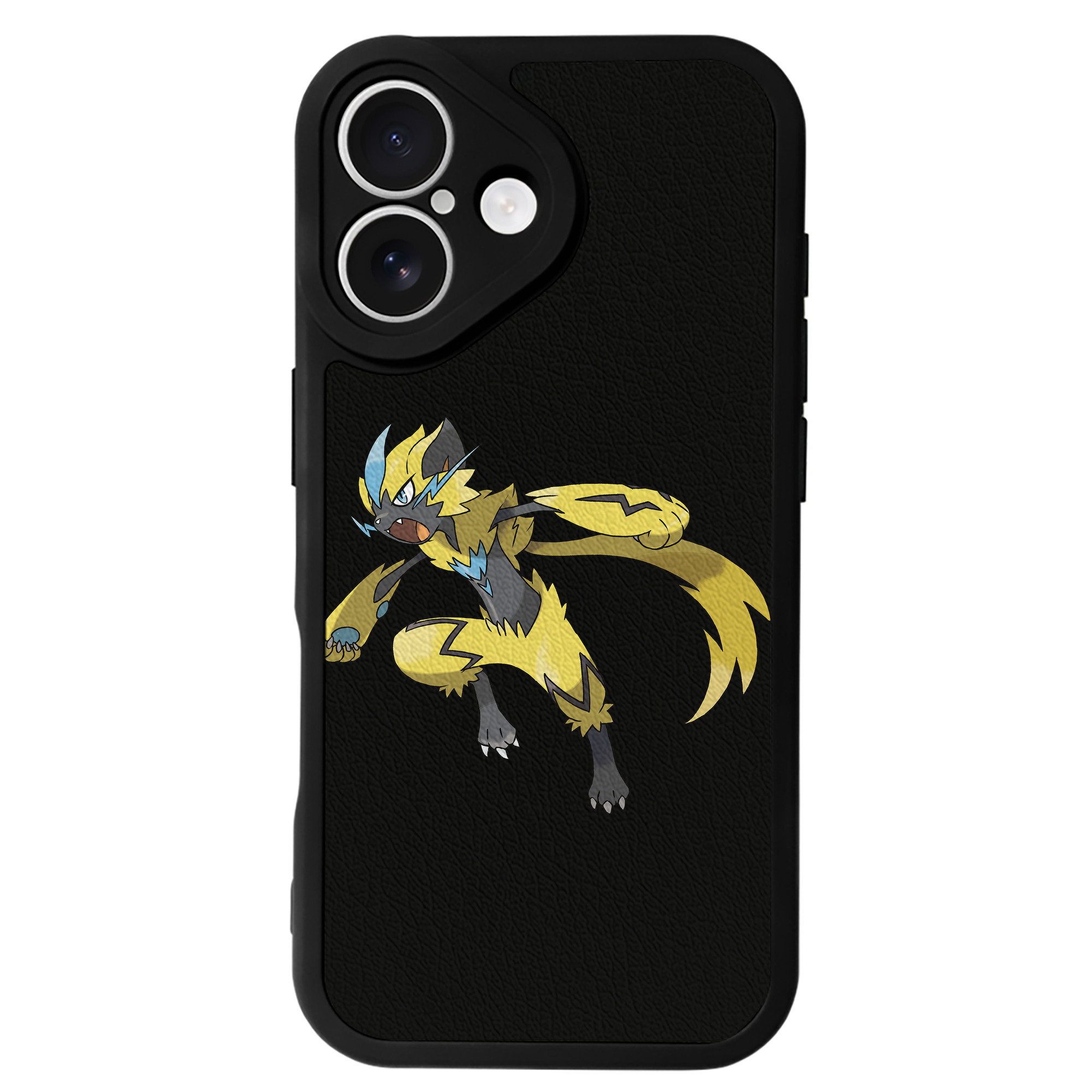 （画像用） ポケットモンスター Pokémon 【iPhone 16シリーズ対応】シリコンスマホケース（レザー調） 材質：シリコン